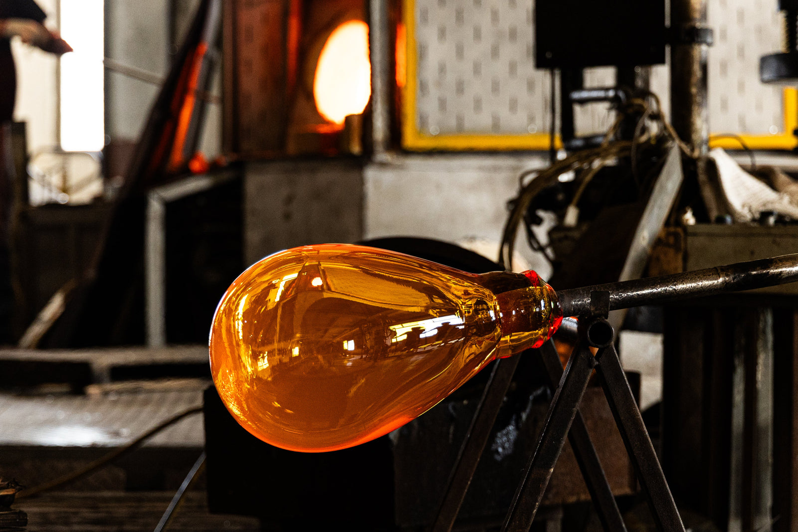The Art of Blowing Custom Glass Lighting Fixtures