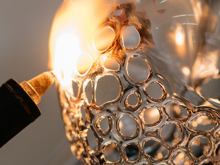 Why Bubbles, Crackling & Fissures Make Hand-Blown Glass More Beautiful, Not Less